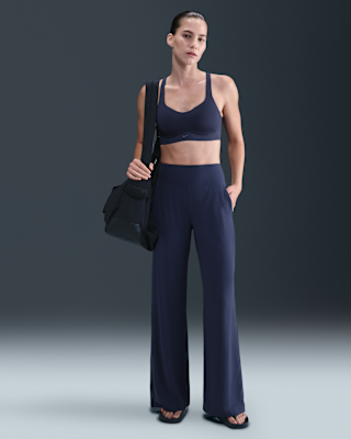 ■NIKE■ Sportswear Velour High Waist Wide Leg Pants W Black W+NK+DF+ZENVY+HR+WIDE+LEG+PANT.png